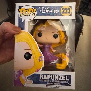 Disney Rapunzel Vinyl Figure with Purple Dress and Yellow Hair